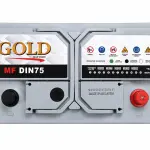 GOLD MF DIN75 75AH Maintenance Free Battery